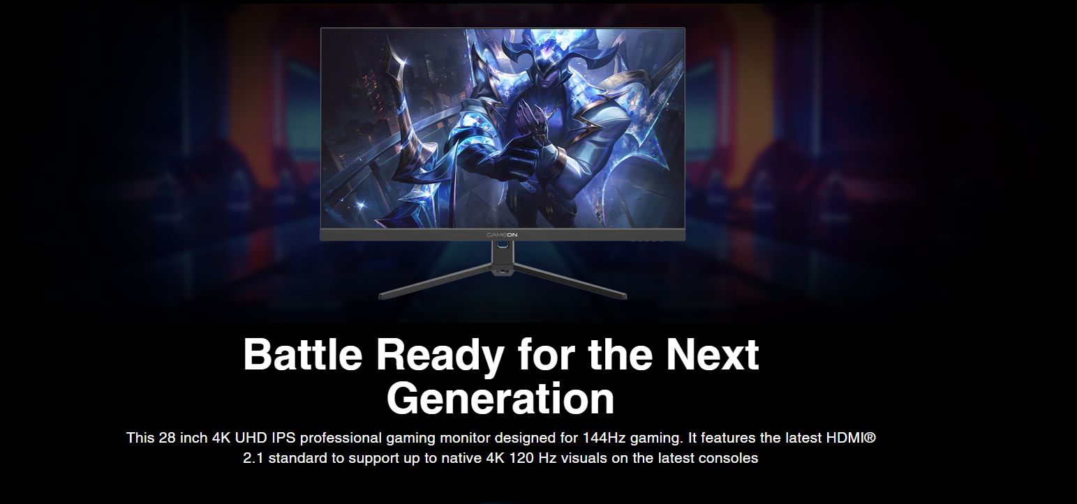 Battle Ready HDMI 2.1 Gaming Monitors